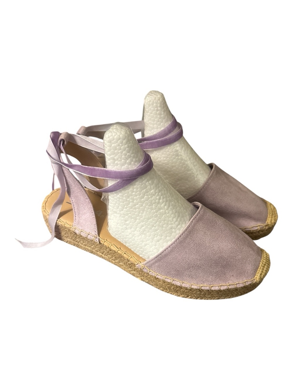 Lilac ankle tie Espadrille
